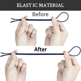 Endoto Elastic Shoelaces, Replacement Shoelaces for Hey Dude Shoes - Premium Quality, Comfort and Simplicity, Marine