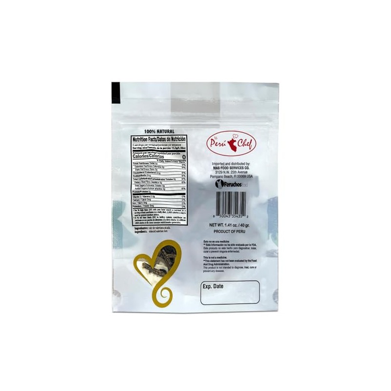 Peruchef Valerian Root Herbal Infusion 40g | Infusión de Raíz