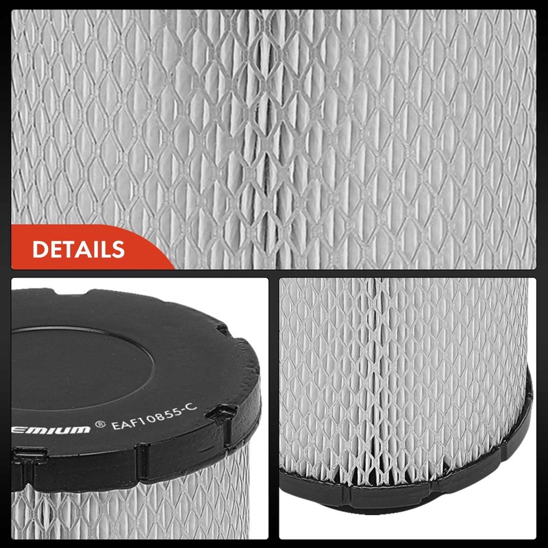 A-Premium 2-PC Engine Air Filter - Compatible with Polaris RZR
