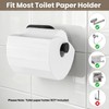 FIYEMNI Cat Proof Toilet Paper Protector Cover, White