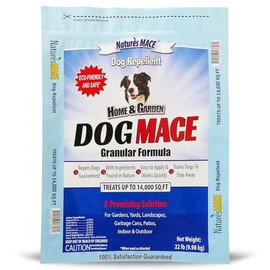 Nature’s MACE Dog Mace Granular Dog Repellent, 22 Pounds – Outdoor Dog Deterrent for Lawn, Yard, Garden, and Plants, Helps Keep Dogs Away from Bushes and Flower Beds, Covers up to 14,000 Sq. Ft.