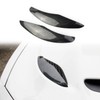 crosselec Carbon Fiber Engine Hood Vent rain Eyebrow Guard Cover