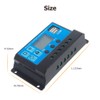 30A PWM Solar Charge Controller 12V/24V Intelligent Regulator Auto Paremeter