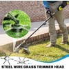 Steel Wire Grass Trimmer Head, String Trimmer Replacement Head, 150