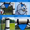 Walquicks Soccer Target Net for Football, Black, Polyester, 45 cm