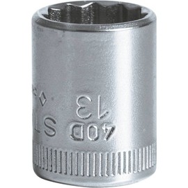 Stabilley STW40D13 Socket, 12 Angle, Drive: 0.25 x 0.9 inches (6.35 x 23 mm), 1 Piece