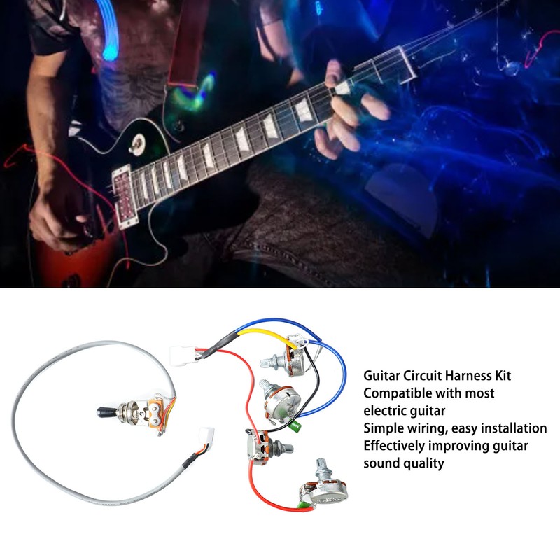 Guitar Circuit Wiring Kit Plug in Type Electric Guitar Harness