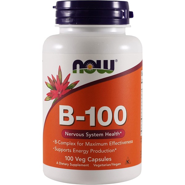 Now Foods B-100, 100 Capsules (Pack of 2)