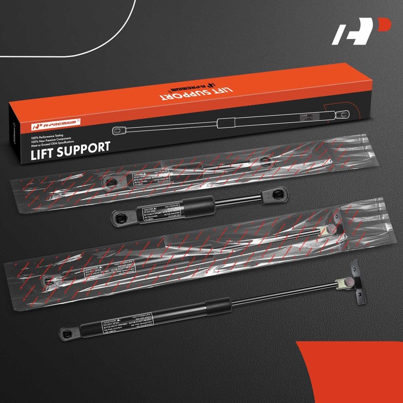 A-Premium Front Hood and Rear Tailgate Lift Supports Shock Struts