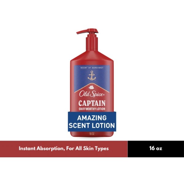 Old Spice Hand and Body Lotion for Men Captain Lightweight