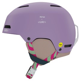 Giro Crue MIPS Kids Ski Helmet - Snowboard Helmet for Youth, Boys & Girls - Lavender Namuk - S (52-55.5cm)