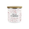 Purely Home Wild Rabbits Pink Decaf Coffee Storage Canister -