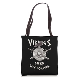 Vikings Live Forever 1985 - Vikings Birthday Party Tote Bag