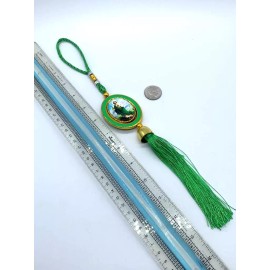 Pack of 3 Green Tassel St Jude Thaddaeus Hanging String Decor String