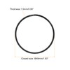uxcell Piston Ring Set, 2Pcs 49mm x 1.5mm Standard Size