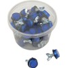 Chris Products License Plate Bolt Reflectors CH40B,Blue