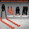 Enenes 2 Pack Steel Wall Mount Hooks, 7.3 Inch Garage