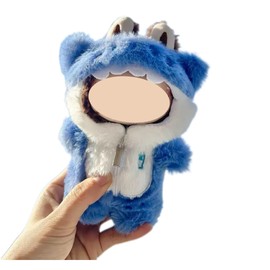 Doll Outfit Set for 17cm Dolls,Premium Handmade Clothes , Premium Fashion Plush Suit for Dolls Accessories Suit (NO Doll)（Blue）