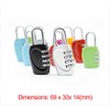 Combination Lock Resettable 4 Digit Padlock Outdoor Waterproof Combo Lock