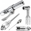 World's Smallest Grease Coupler Only 0.53" with Cleaning Tool,High Pressure