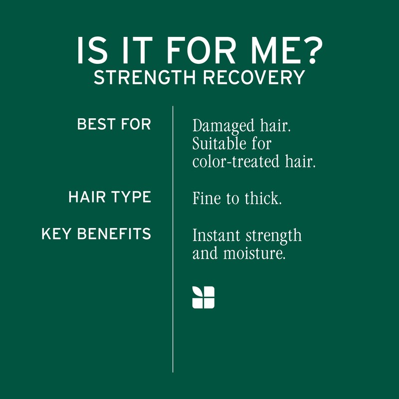 Biolage Strength Recovery Shampoo Conditioning Cream and Treatment Trio Bundle