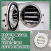 VIHOSE 18 Pcs Soffit Vents 4 Inch Soffit ABS Exterior
