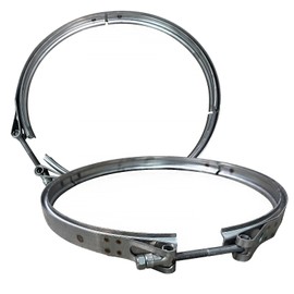 BST BSSP Pair for Cmmns Engines 13.25" DPF Diesel Particulate Filter Clamp Kit 2871863 21445455, for Navistar MaxxForce 11/13 Engine, for Paccar MX13 Engine