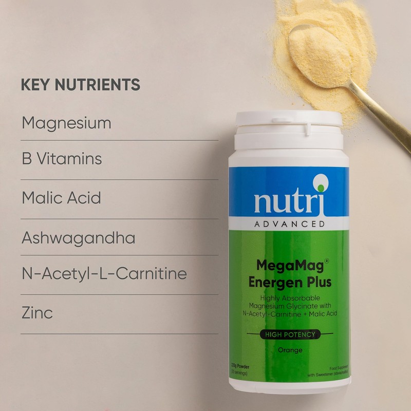 Nutri Advanced - MegaMag Energen Plus Magnesium Powder Orange -