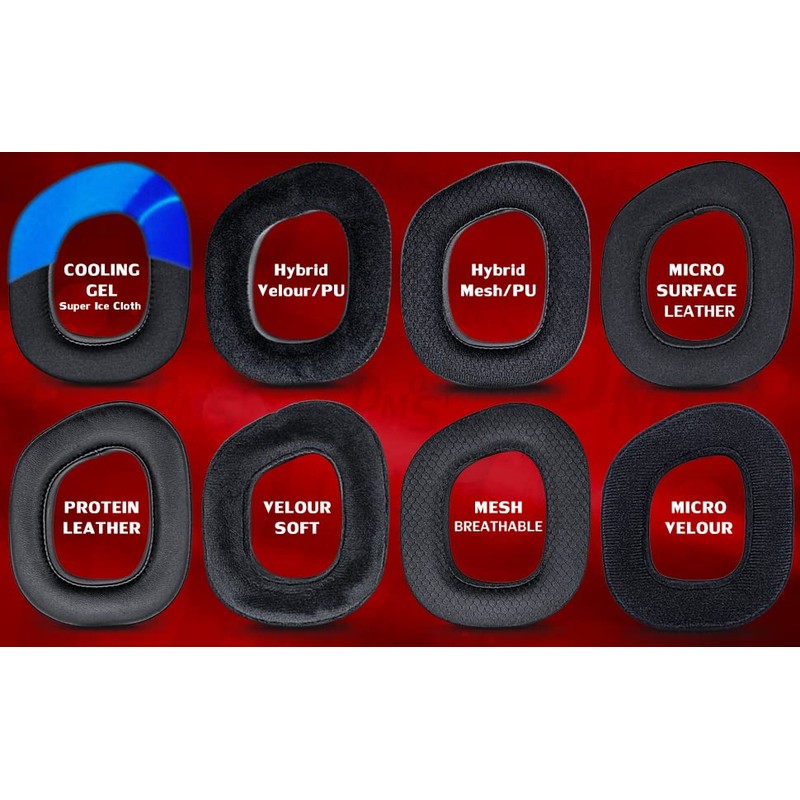 DIMOST HS80 Ear Pads Compatible with HS80 Headset I Thicker