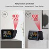 Indoor Outdoor Thermometer 60m Transmission Clock Projection Function Temperature Prediction