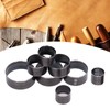 Round Cutting Die, 8Pcs 25mm to 60mm Leather Cutting Dies