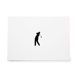 Golfer, quality rubber stamp, ideal for crafts scrapbooking invitations cards and tags CCSTA-22201