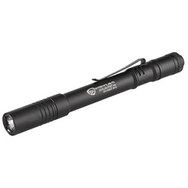 Streamlight 66133 Stylus Pro USB 350-Lumen Rechargeable White LED Pen Light for Inspectors, Law Enforcement, and Everyday Use with USB Wall Charger, and Nylon Holster, Black