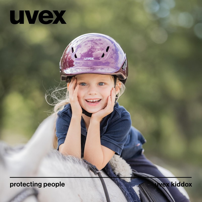 uvex Kidoxx Kids Lightweight Riding Helmet Individual Adjustment Optimal Ventilation