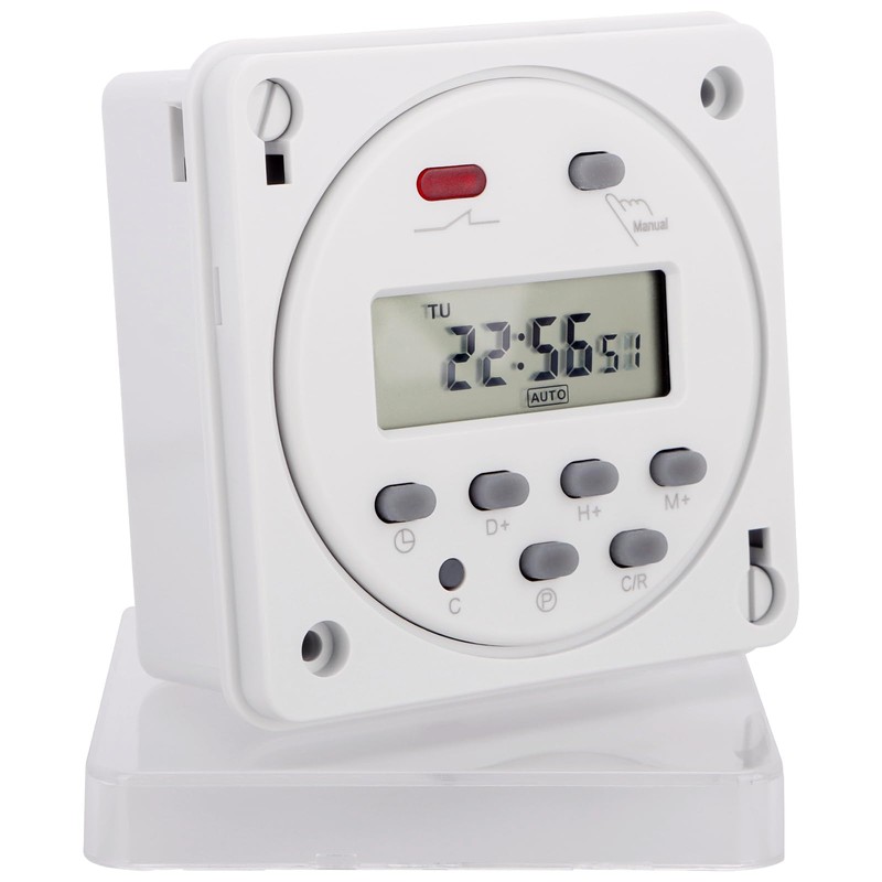 Weasch Timer Switch, CN101A, DC/AC 12V 16Amp, Digital LCD Power