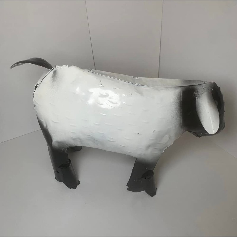 Decorative Rustic Metal Sheep - Metal Art