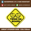Twin On Board Boy & Boy Sticker