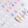 Cute cat face nail stickers, 2 types of cat stickers / 귀여운 고양이얼굴 네일스티커 고양이스티커 2종