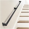 SDNBHT Industrial Stair Railing Metal Hand Rails for Indoor &