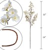 4pcs Artificial Cherry Blossom Flower Branches Long Stems for Home
