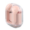 Wireless Bluetooth Earphones Noise Reduction Headphone Digital Display Rechargeable Pink