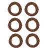 Floral Home Decor 18" Grapevine Wreaths (Set of 6)