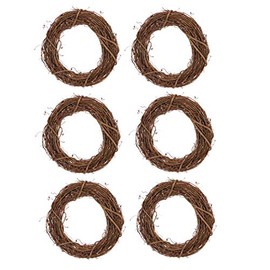 Floral Home Decor 18" Grapevine Wreaths (Set of 6)