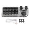 15 Keys 3 Knobs Programmable Keypad Wired USB Wireless Bluetooth