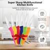 targzier Paring Knife,Stainless Steel Paring Knives Set of 6,Super Sharp