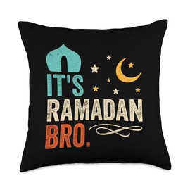 It's Ramadan Bro - Ramadan Kareem Fasting Throw Pillow