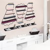 Giciashop Wall Mounted Nail Polish Organizer, 6 PCS Modern Nail