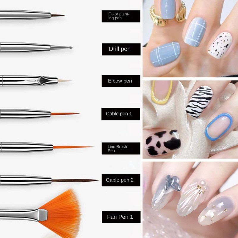 Brush Set Acrylic Nail Art Nail Art Brush Watercolour Brush