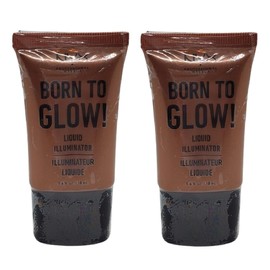 Pack of 2 NYX Born to Glow! Liquid Illuminator, Sun Goddess LI04