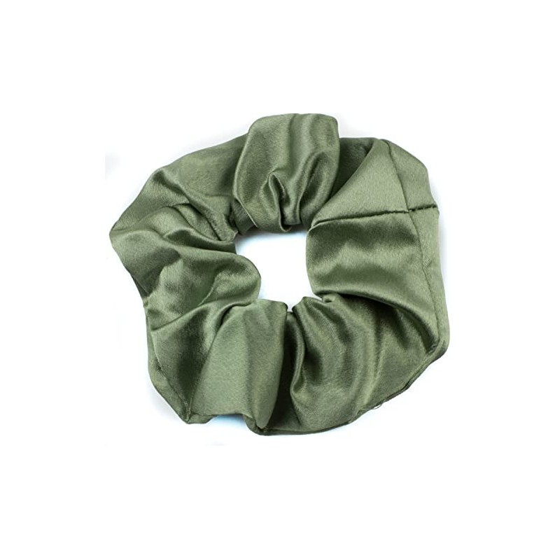 Mytoptrendz® Plain Satin Hair Scrunchies Ponytail Hair Tie Classic Hair